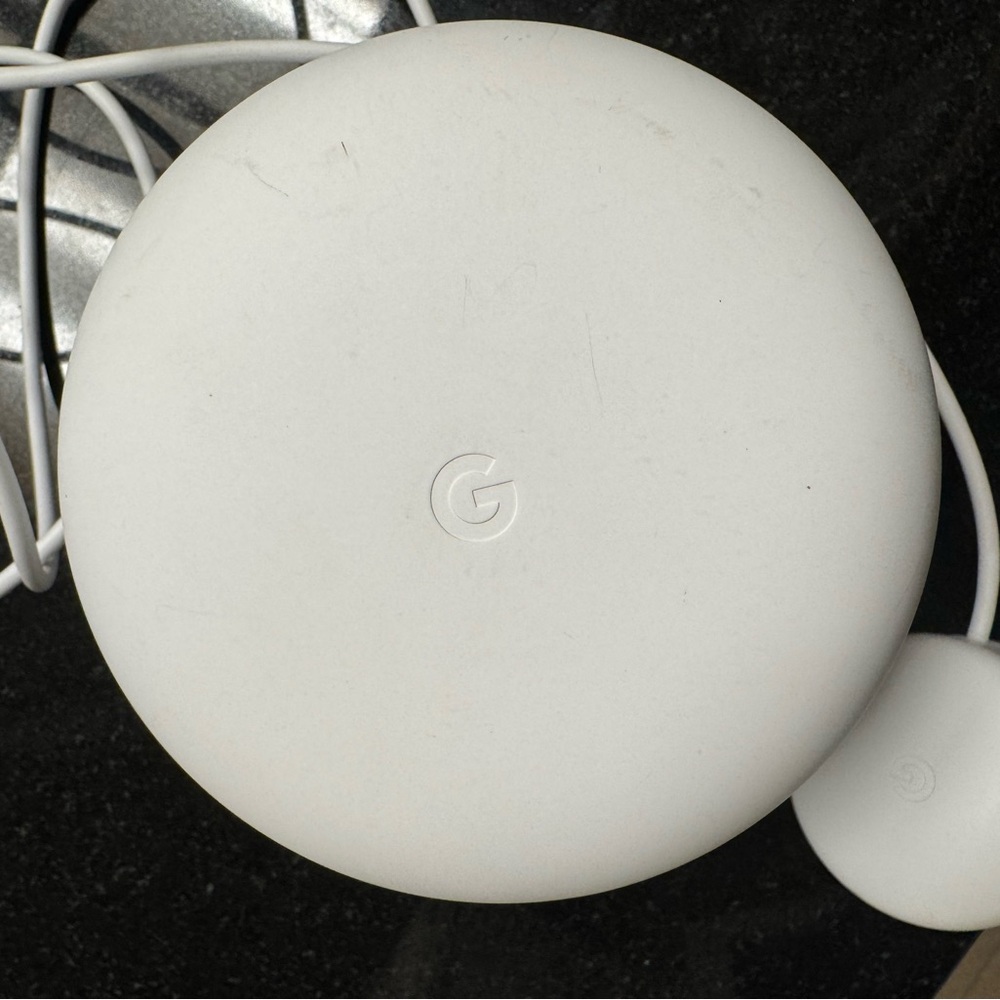 Google White Audio Device Home